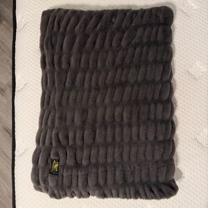 Minky Couture Hugs Charcoal Blanket